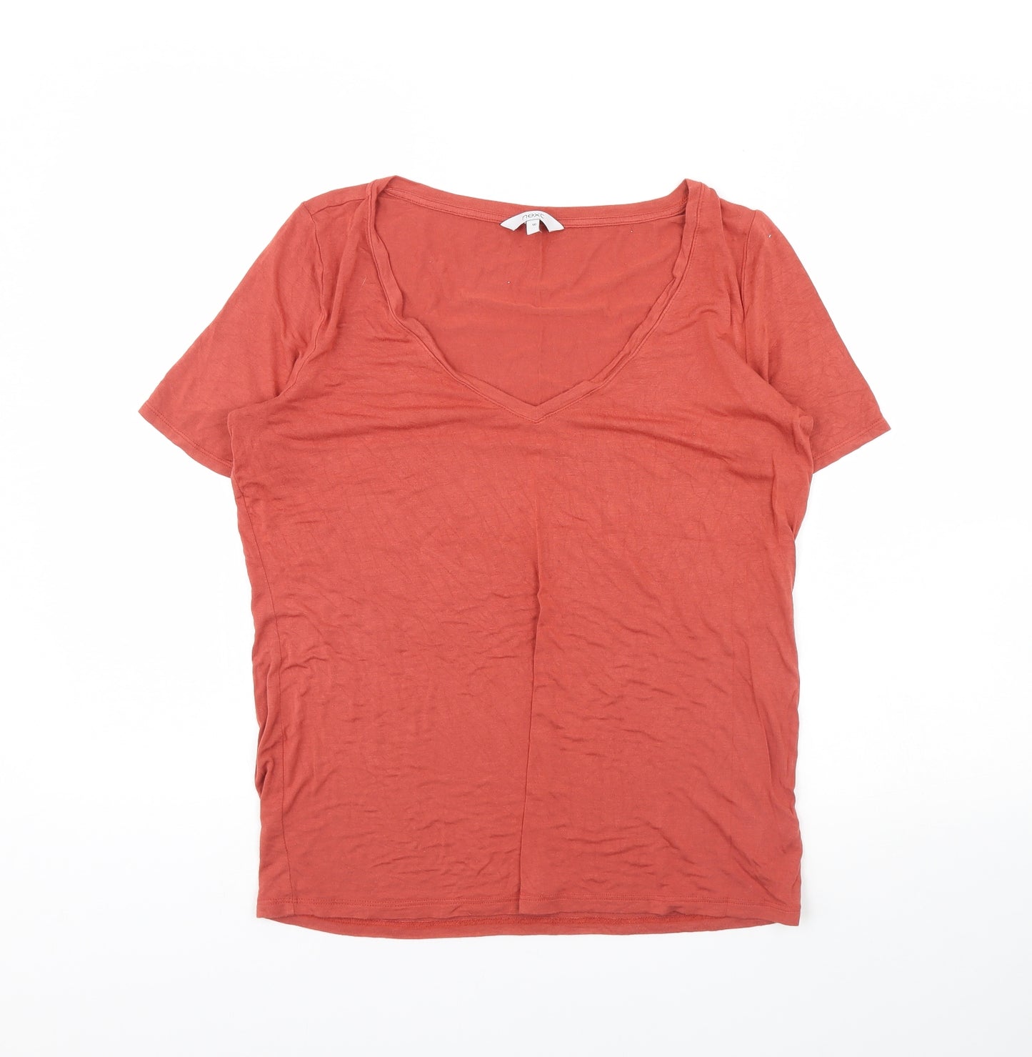 NEXT Womens Red   Basic Blouse Size 10