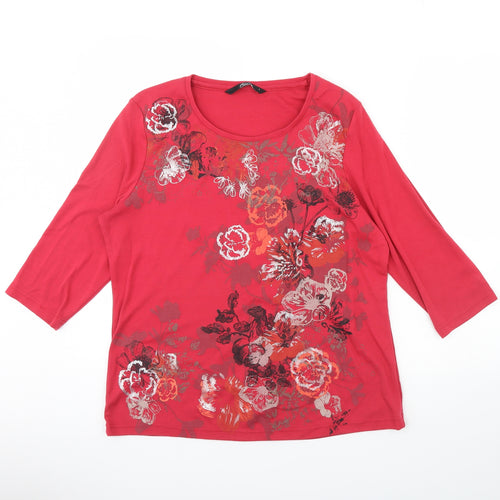 BM collection Womens Pink   Basic Blouse Size L