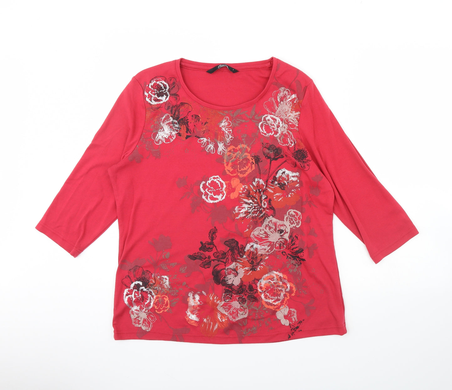 BM collection Womens Pink   Basic Blouse Size L