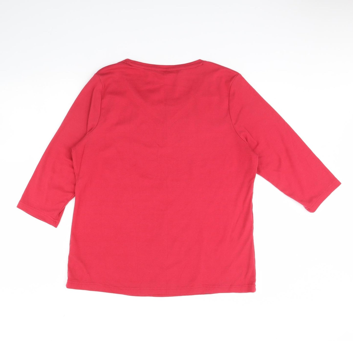 BM collection Womens Pink   Basic Blouse Size L