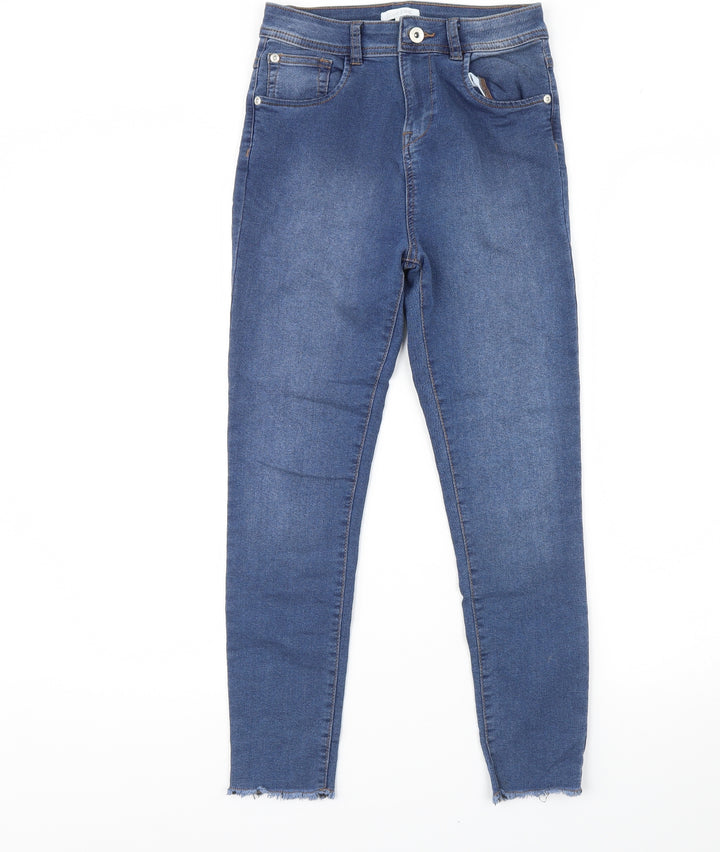 Blue Zoo Girls Blue  Denim Skinny Jeans Size 12 Years