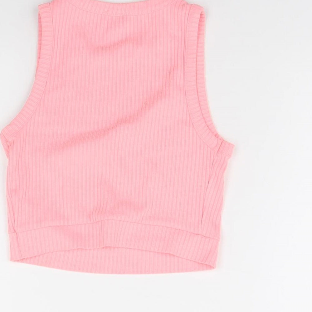 River island  Girls Pink   Basic Tank Size 9 Years