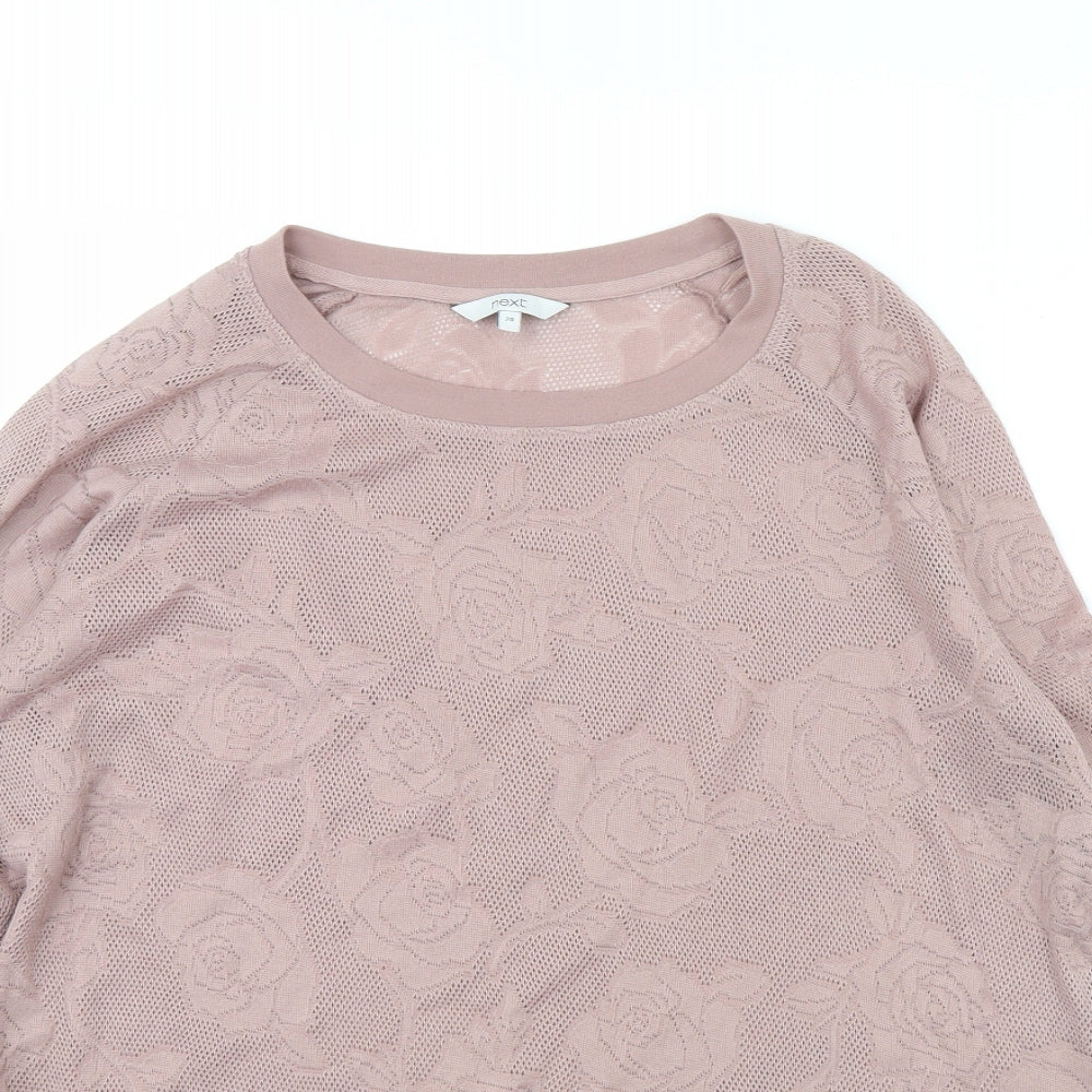 NEXT Womens Pink   Pullover Jumper Size 20