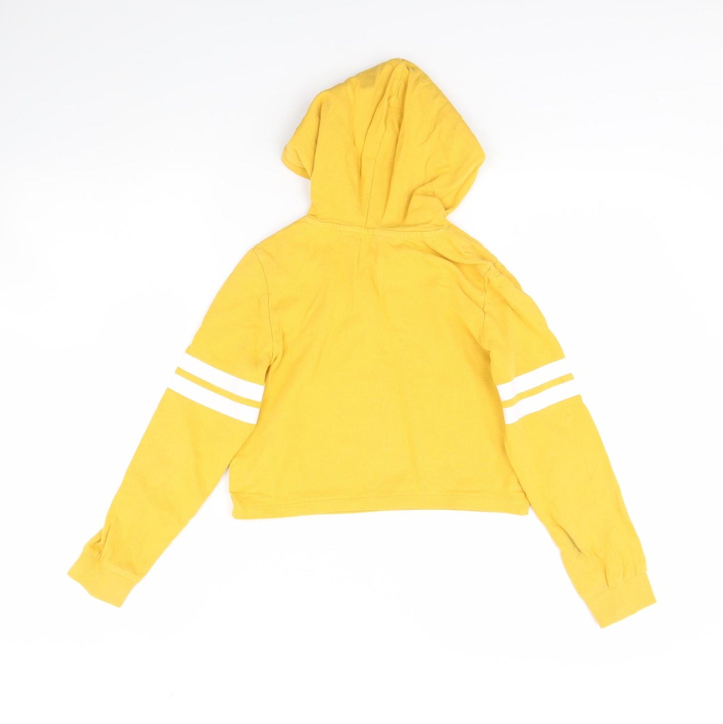 H&M Girls Yellow   Pullover Hoodie Size 8 Years