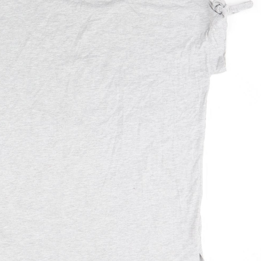Time to dream Womens Grey Solid  Cami Pyjama Top Size S