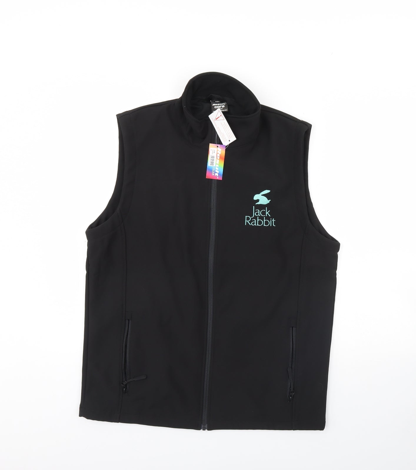 Result core Mens Black   Gilet Jacket Size M  - jack rabbit