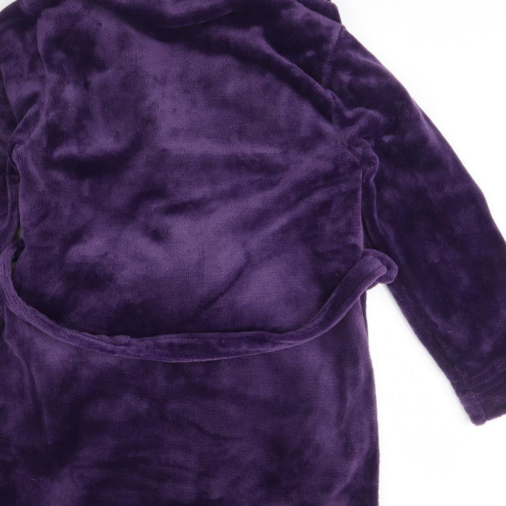 Fabulous Womens Purple Solid  Cami Gown Size 10