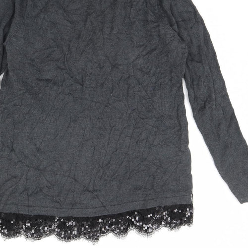Gerry Weber Womens Grey   Pullover Jumper Size 12