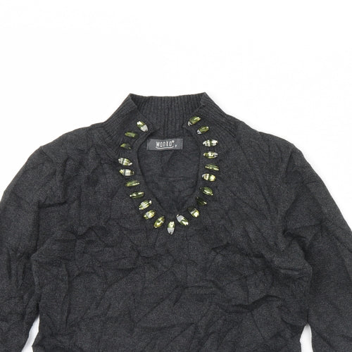 Wanko  Womens Grey   Pullover Jumper Size S