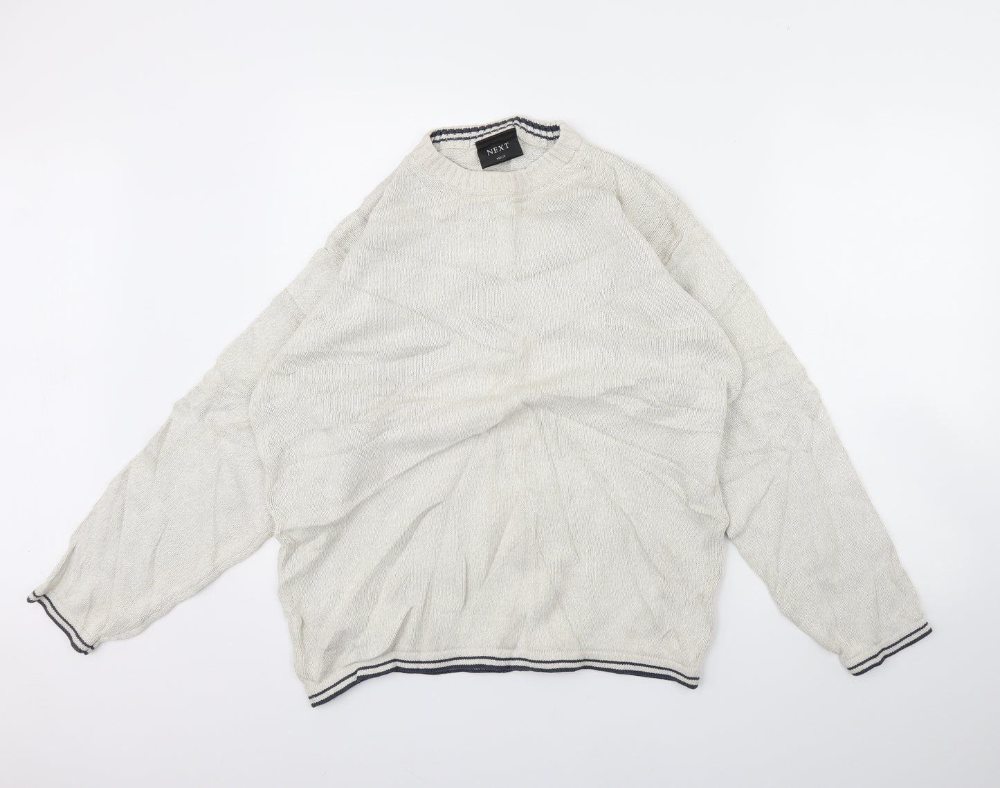 NEXT Mens Ivory   Pullover Jumper Size M