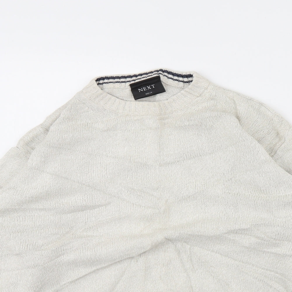 NEXT Mens Ivory   Pullover Jumper Size M