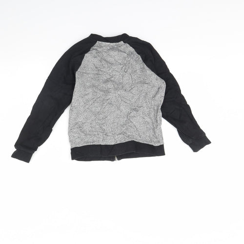 M&s Boys Grey   Jacket  Size 7 Years