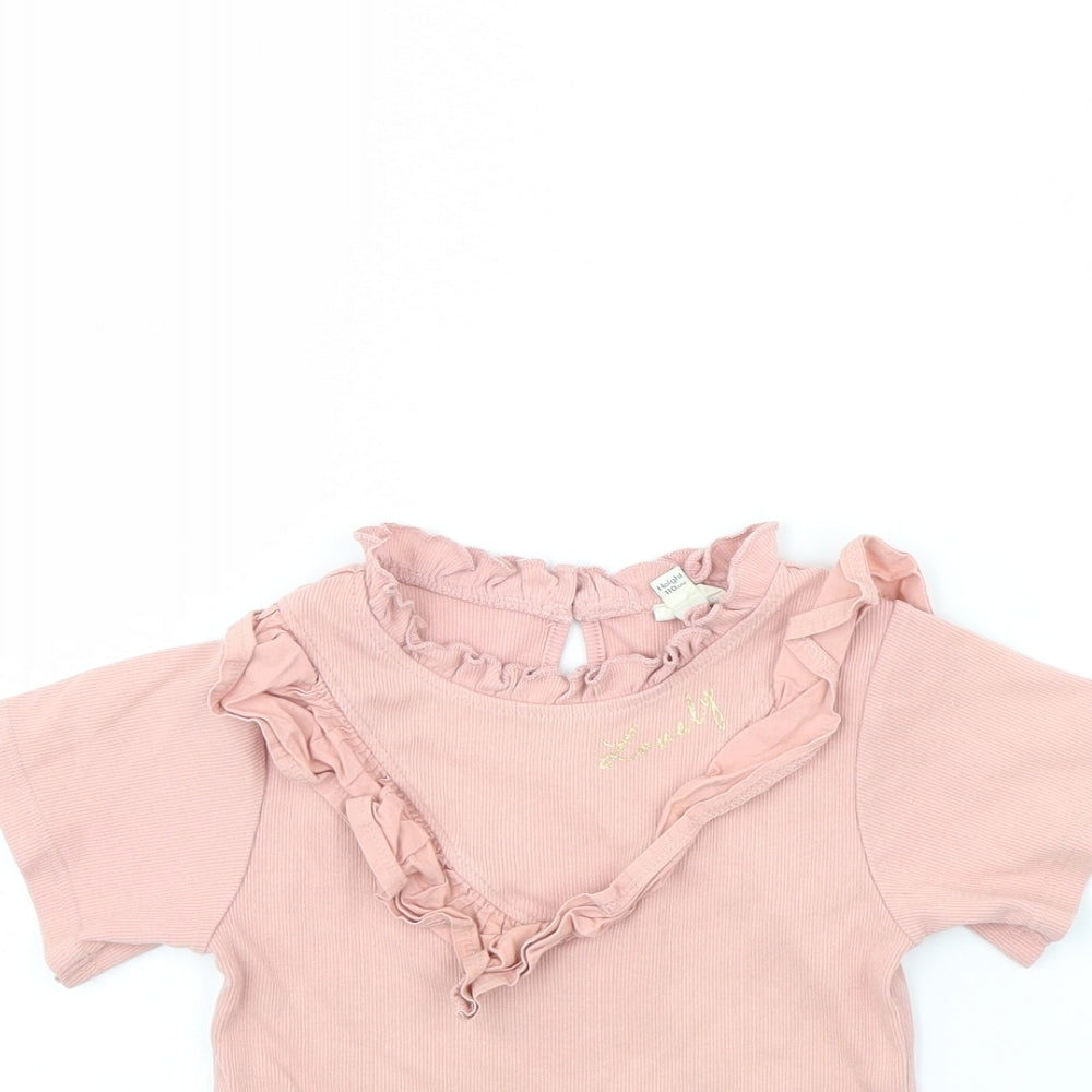 River Island Girls Pink   Basic Blouse Size 4 Years