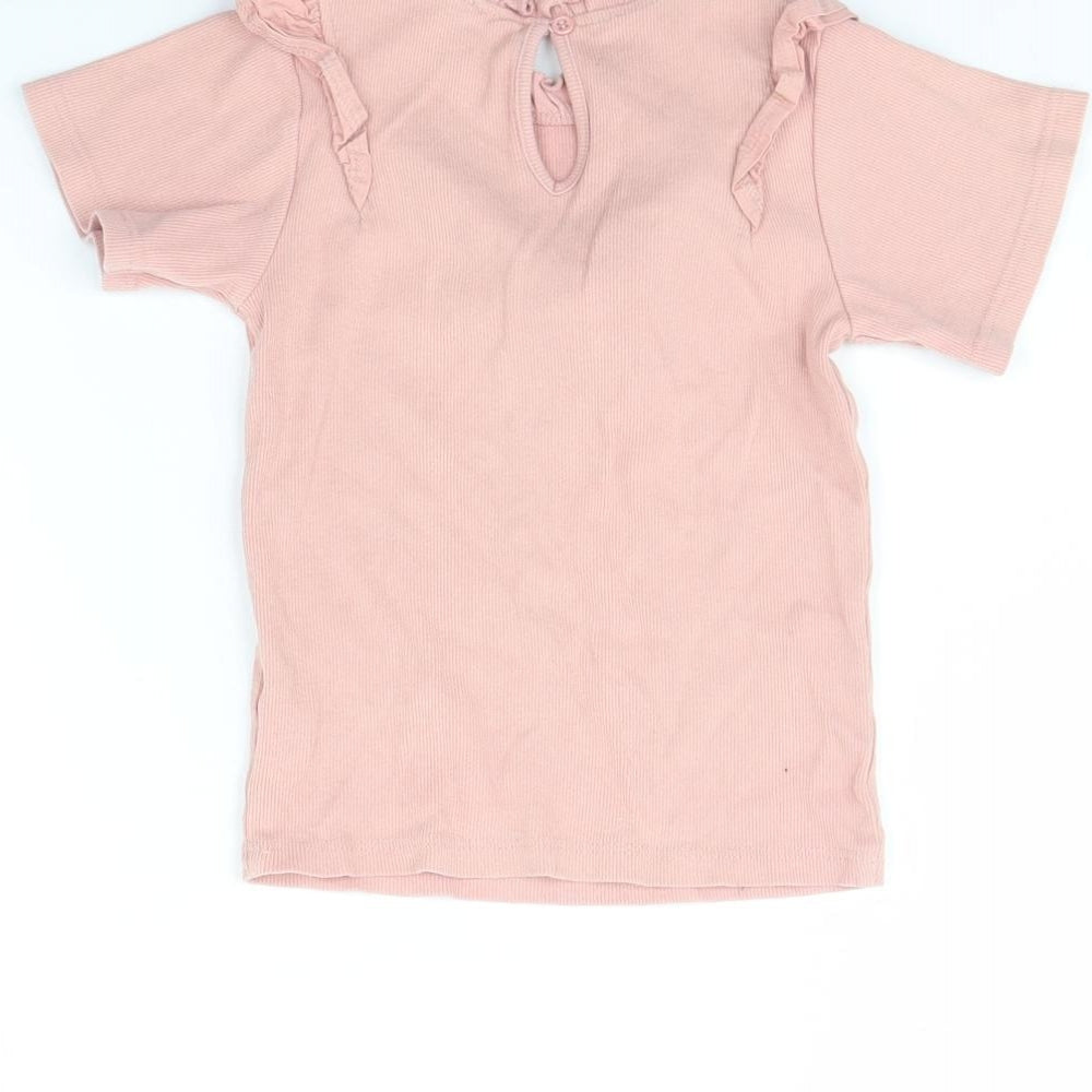 River Island Girls Pink   Basic Blouse Size 4 Years