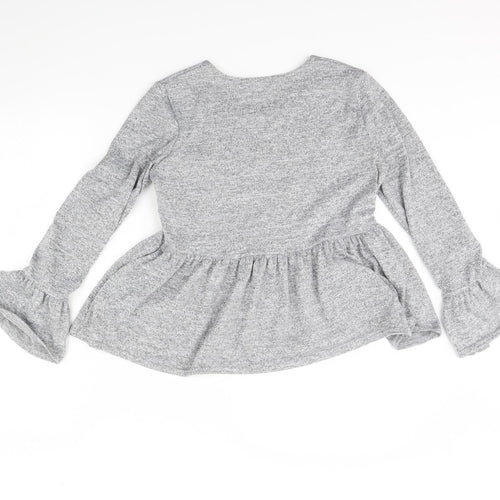 Boohoo Womens Grey   Pullover Jumper Size 8
