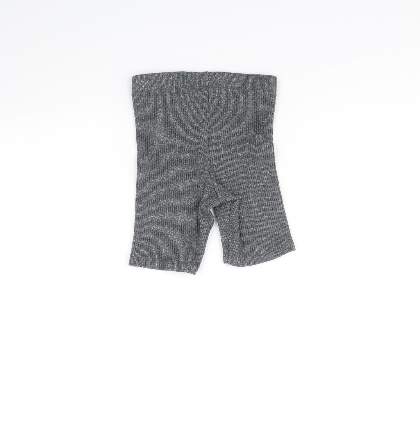 Nutmeg Girls Grey   Compression Shorts Size 5 Years