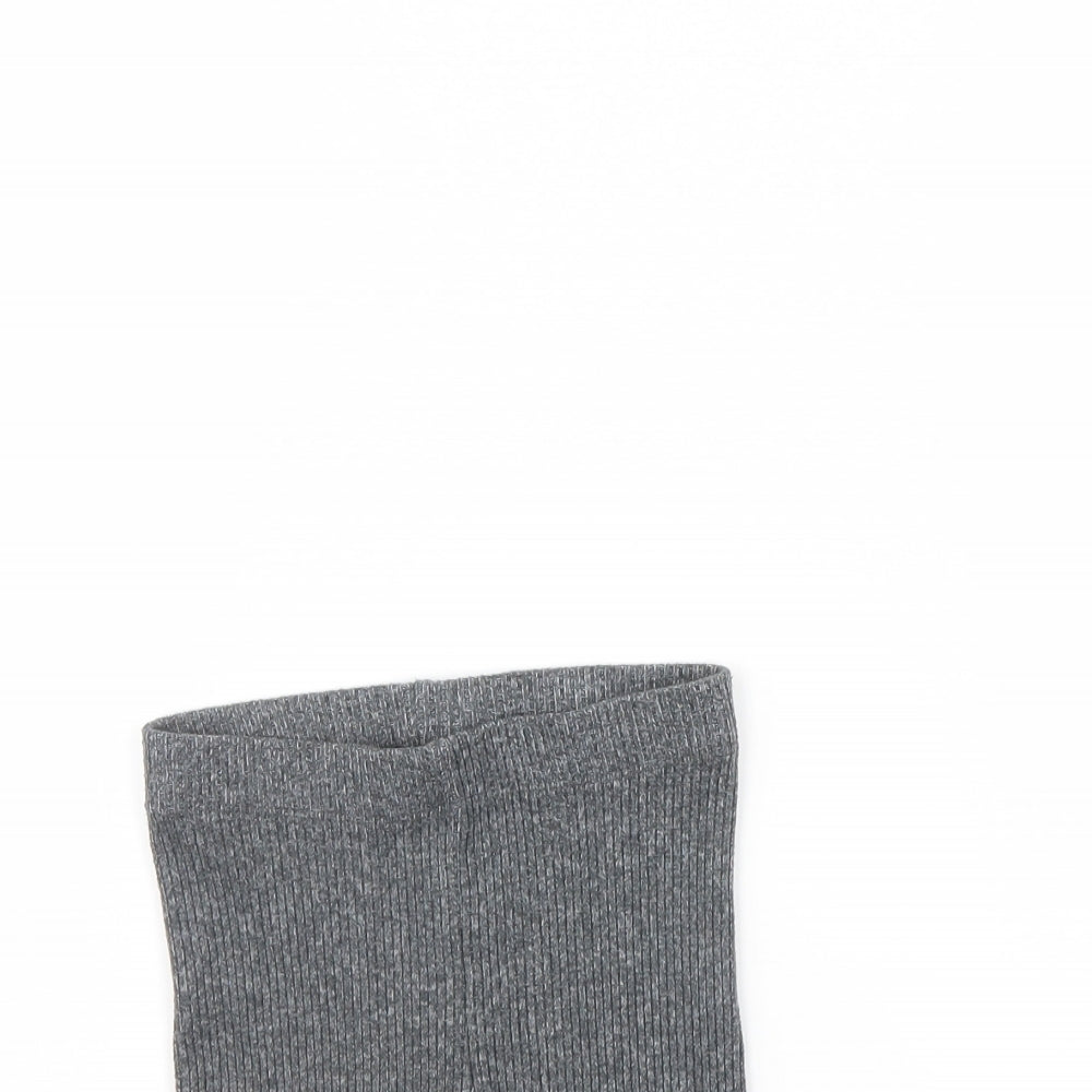 Nutmeg Girls Grey   Compression Shorts Size 5 Years