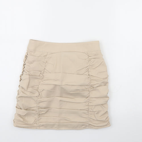Danity Womens Beige   Mini Skirt Size S