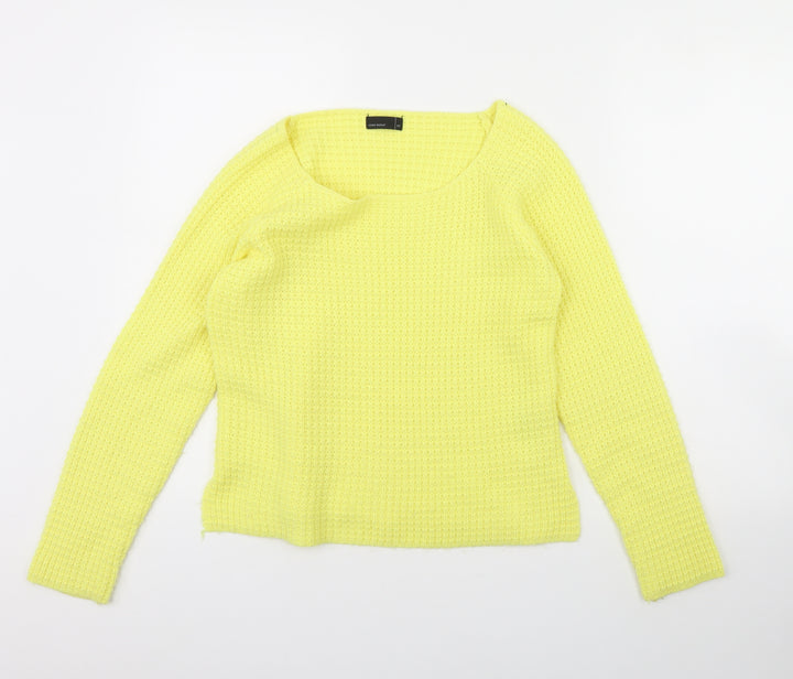 Vera Moda Womens Yellow   Pullover Jumper Size XS