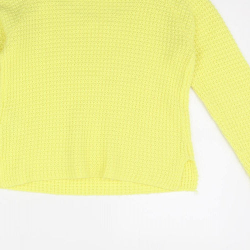 Vera Moda Womens Yellow   Pullover Jumper Size XS