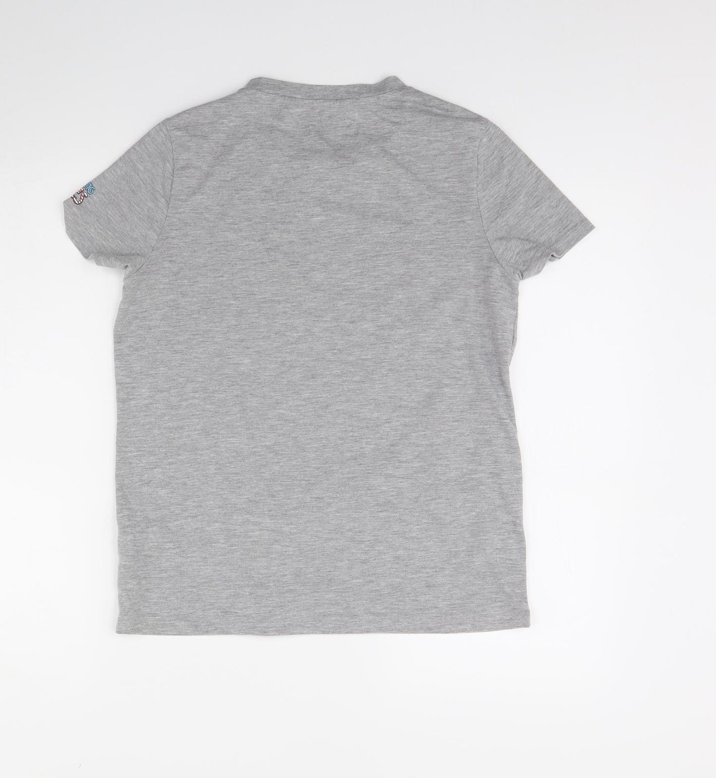 Preworn Womens Grey   Basic T-Shirt Size 6  - The rolling stones
