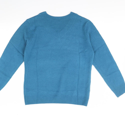 Damart Womens Blue   Pullover Jumper Size 14