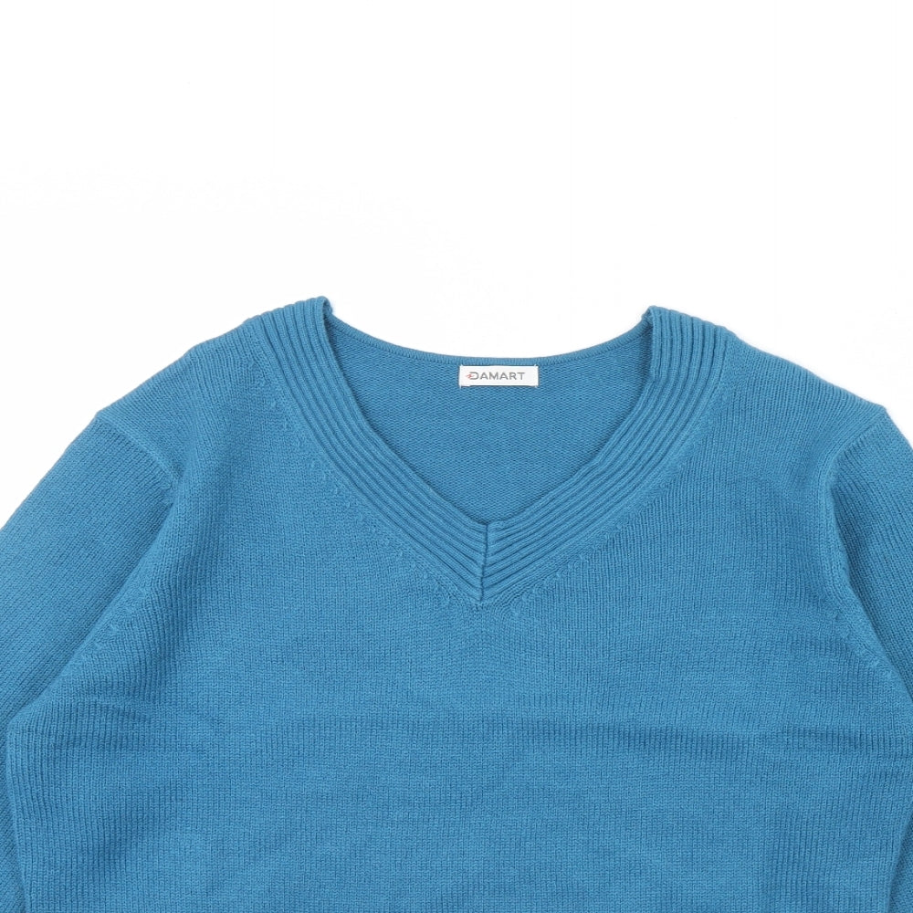 Damart Womens Blue   Pullover Jumper Size 14