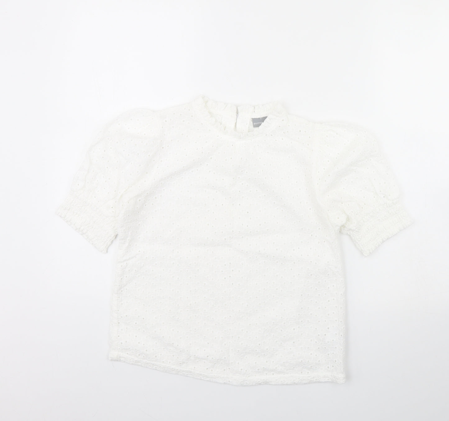 Oliver Bonas Womens White   Basic Blouse Size 6