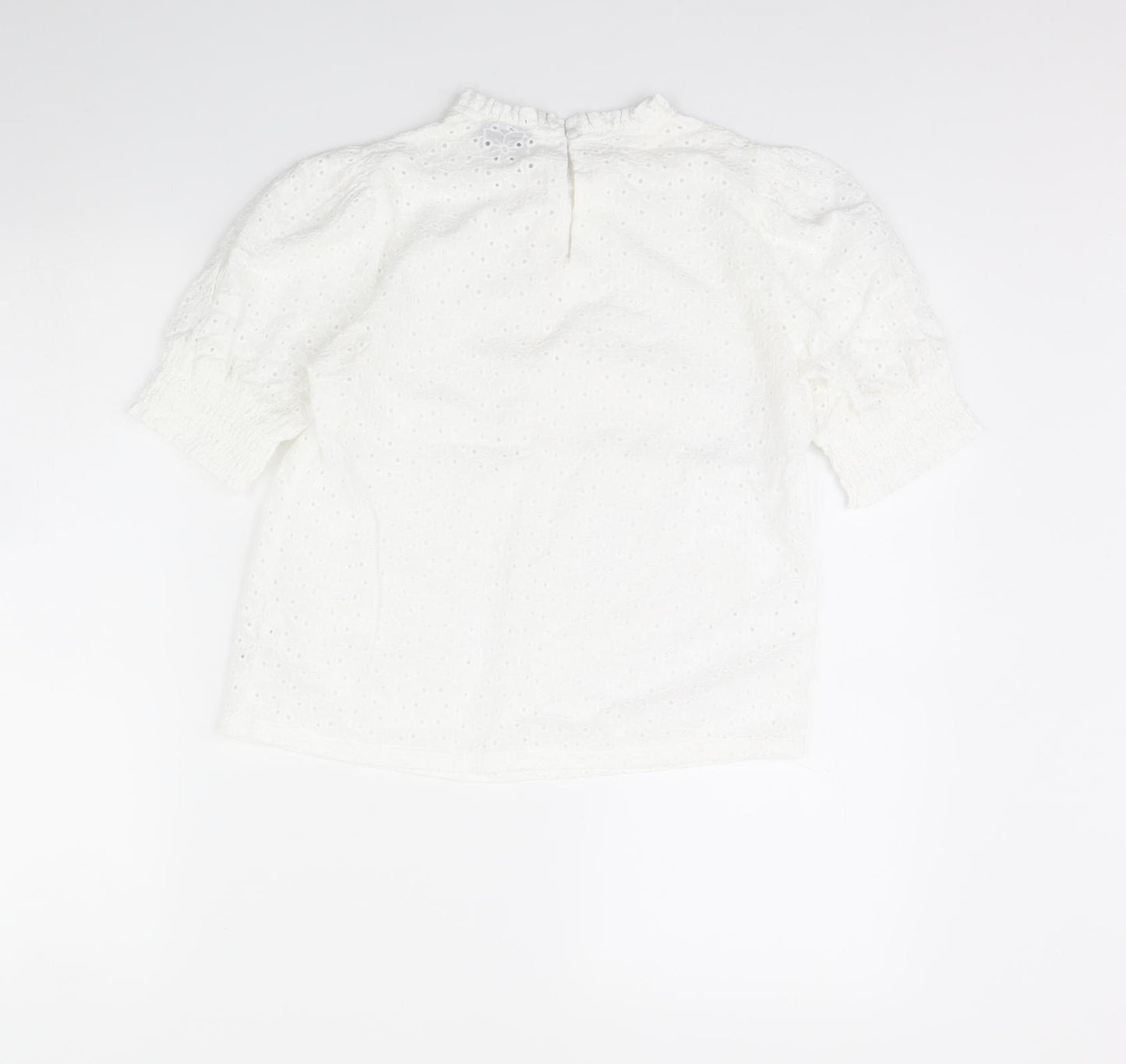 Oliver Bonas Womens White   Basic Blouse Size 6