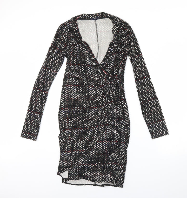 Gap Womens Black Polka Dot Shift Size XS