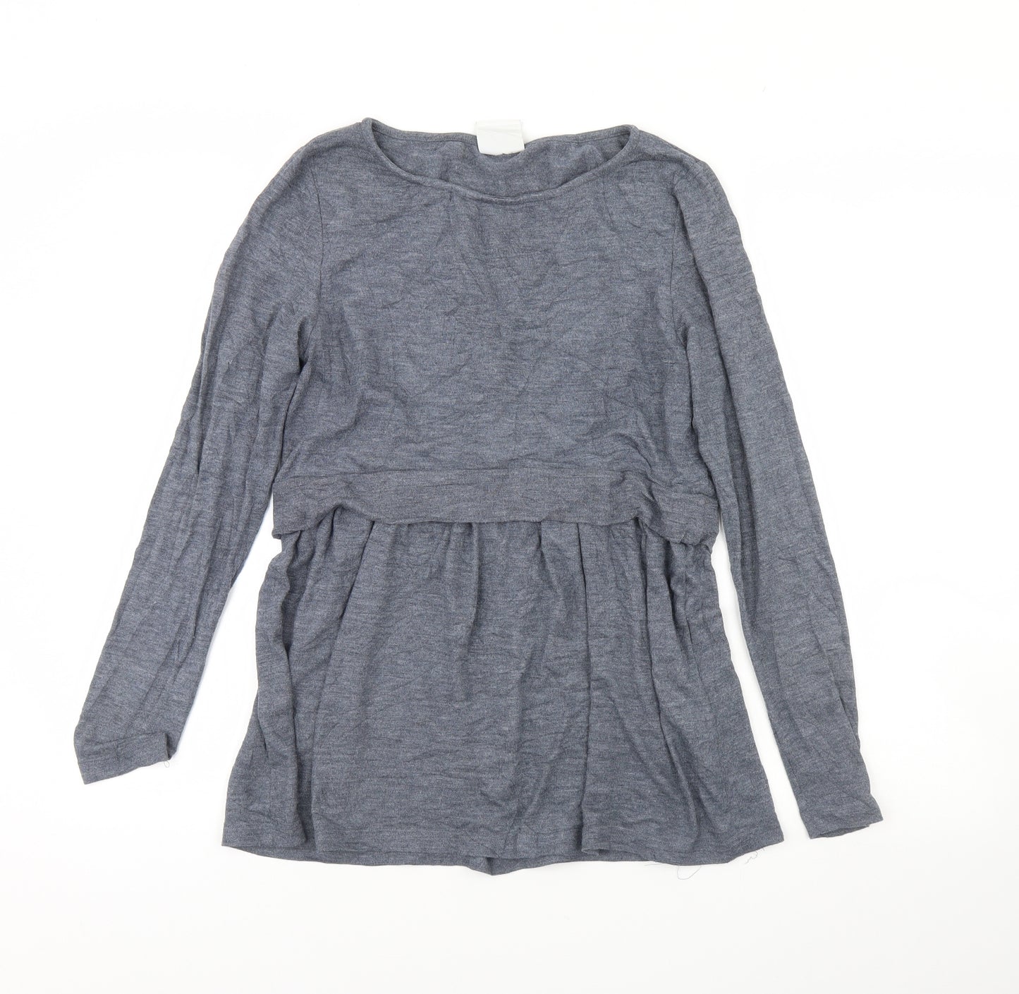 MI Womens Blue   Basic Blouse Size 10