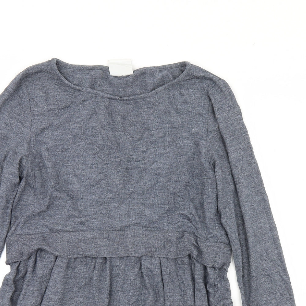 MI Womens Blue   Basic Blouse Size 10