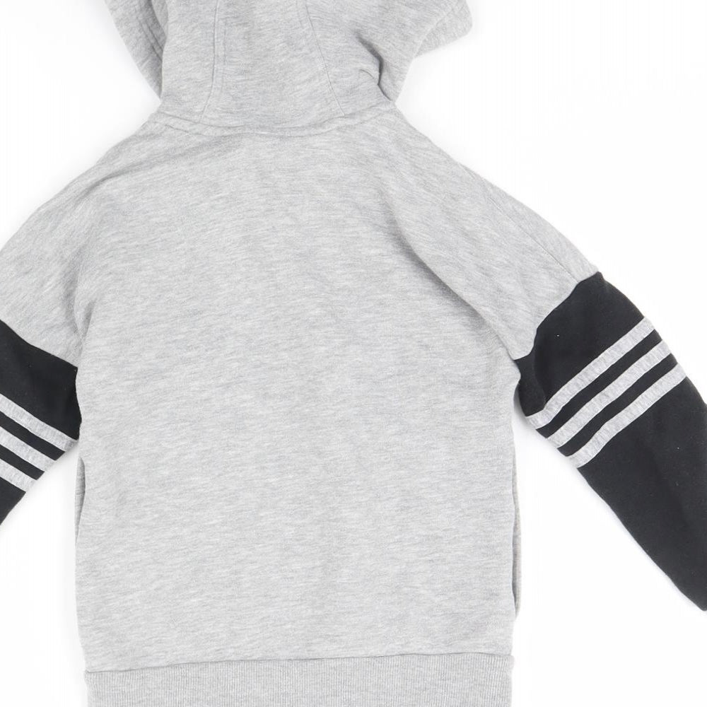 adidas Girls Grey   Jacket  Size 6 Years