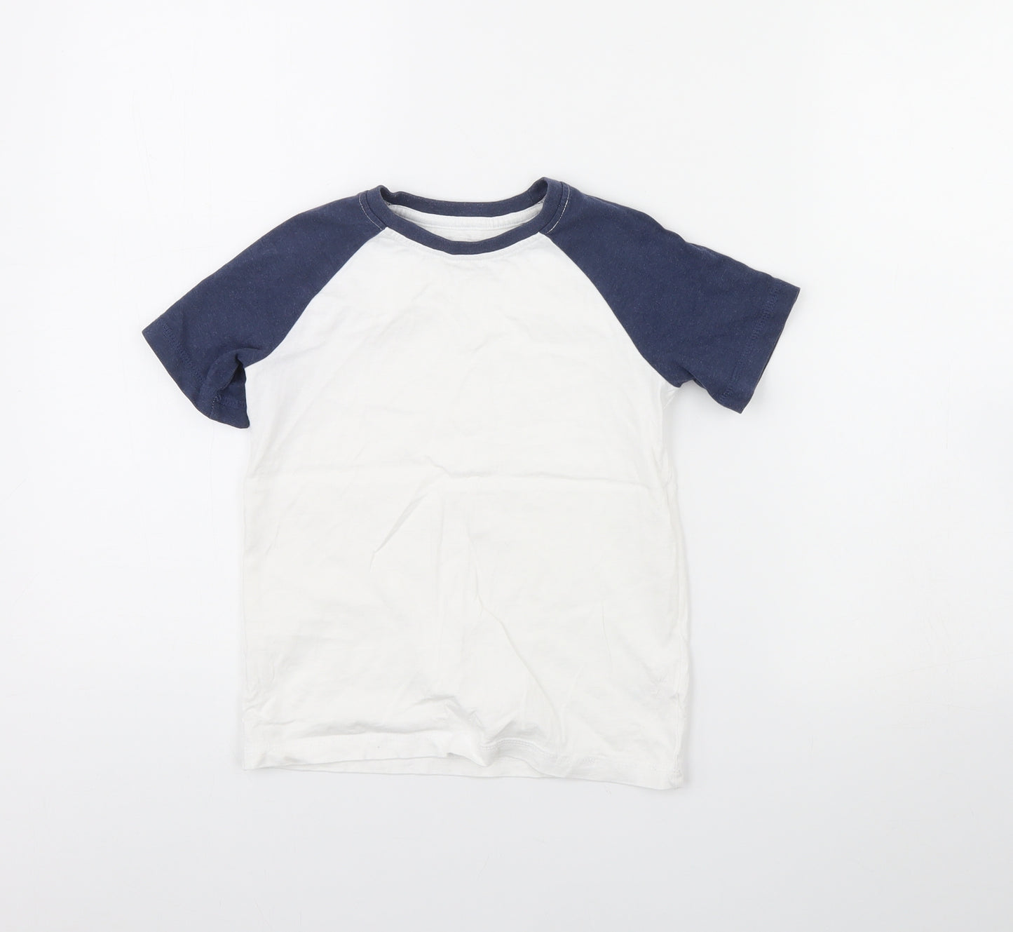 TU Boys White   Basic T-Shirt Size 6 Years