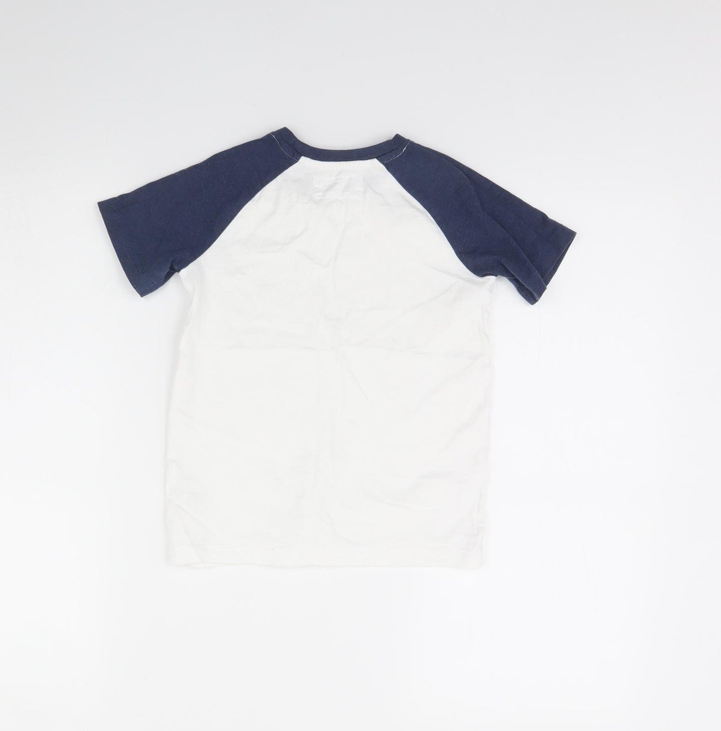 TU Boys White   Basic T-Shirt Size 6 Years