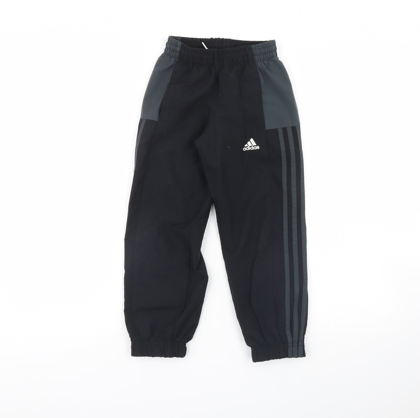 adidas Boys Black   Sweatpants Trousers Size 5 Years