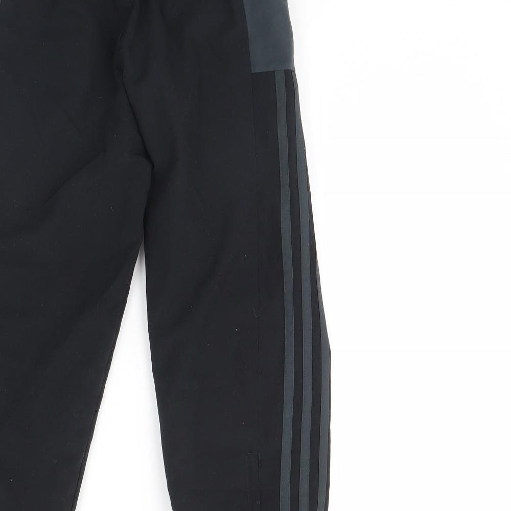 adidas Boys Black   Sweatpants Trousers Size 5 Years