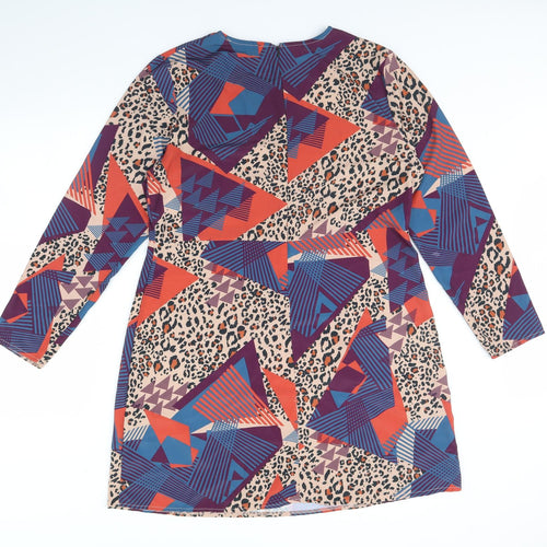 NEXT Womens Multicoloured Animal Print  Shift  Size 16