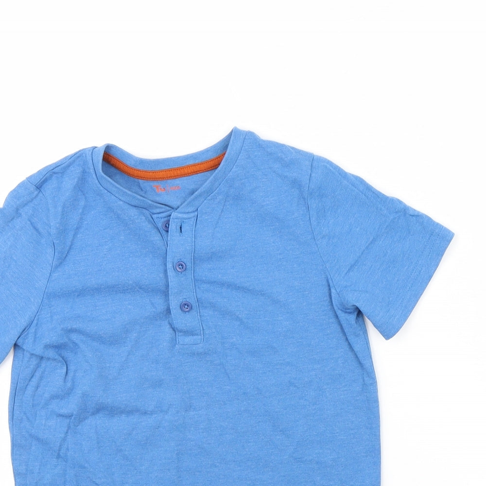 TU Boys Blue   Basic T-Shirt Size 7 Years