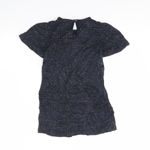 NEXT Girls Blue   T-Shirt Dress  Size 4 Years