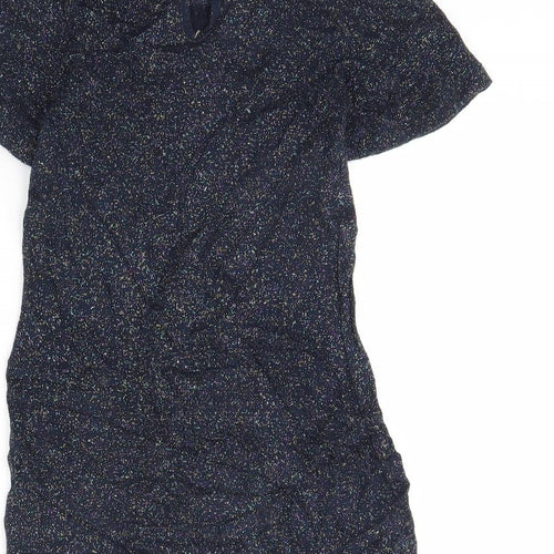 NEXT Girls Blue   T-Shirt Dress  Size 4 Years