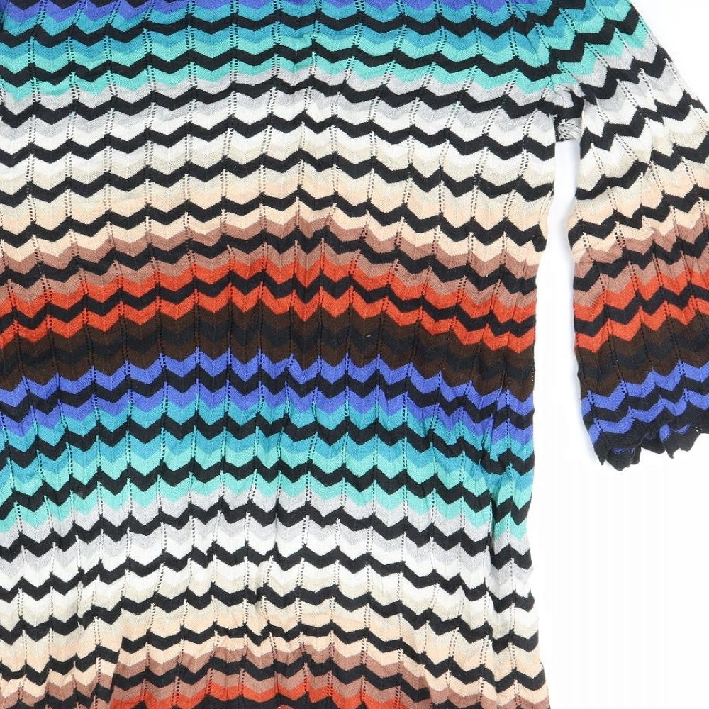 Atmosphere Womens Multicoloured Striped  Pullover Jumper Size 12