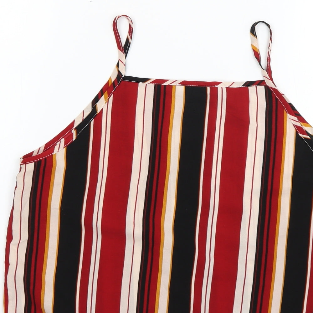 Glamorous Womens Multicoloured Striped  Basic Blouse Size S