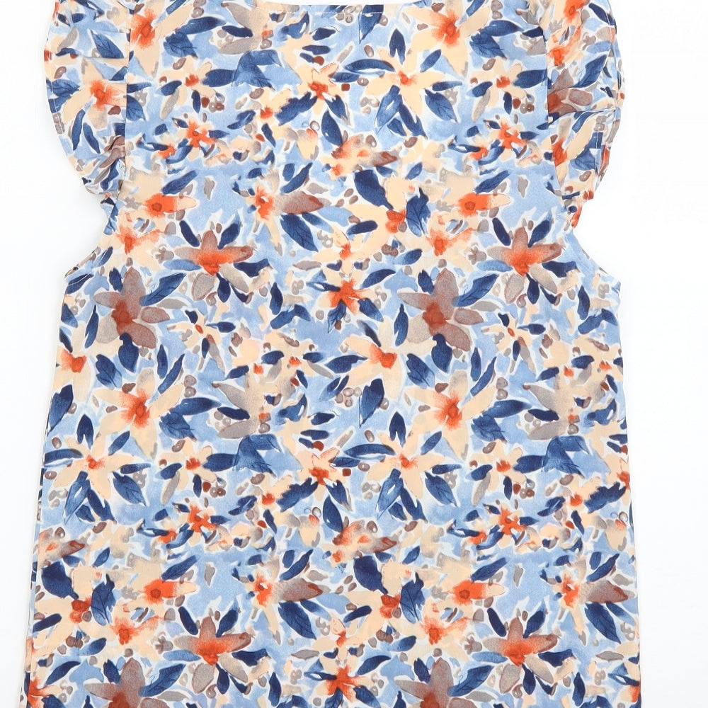 akoz Womens Multicoloured Floral  Basic Blouse Size S