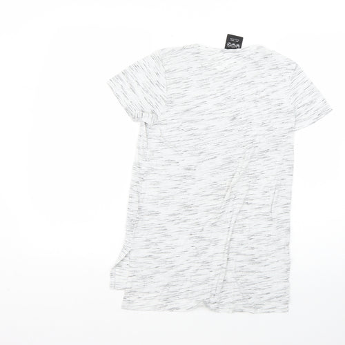 yd Girls Grey   Basic T-Shirt Size 12-13 Years