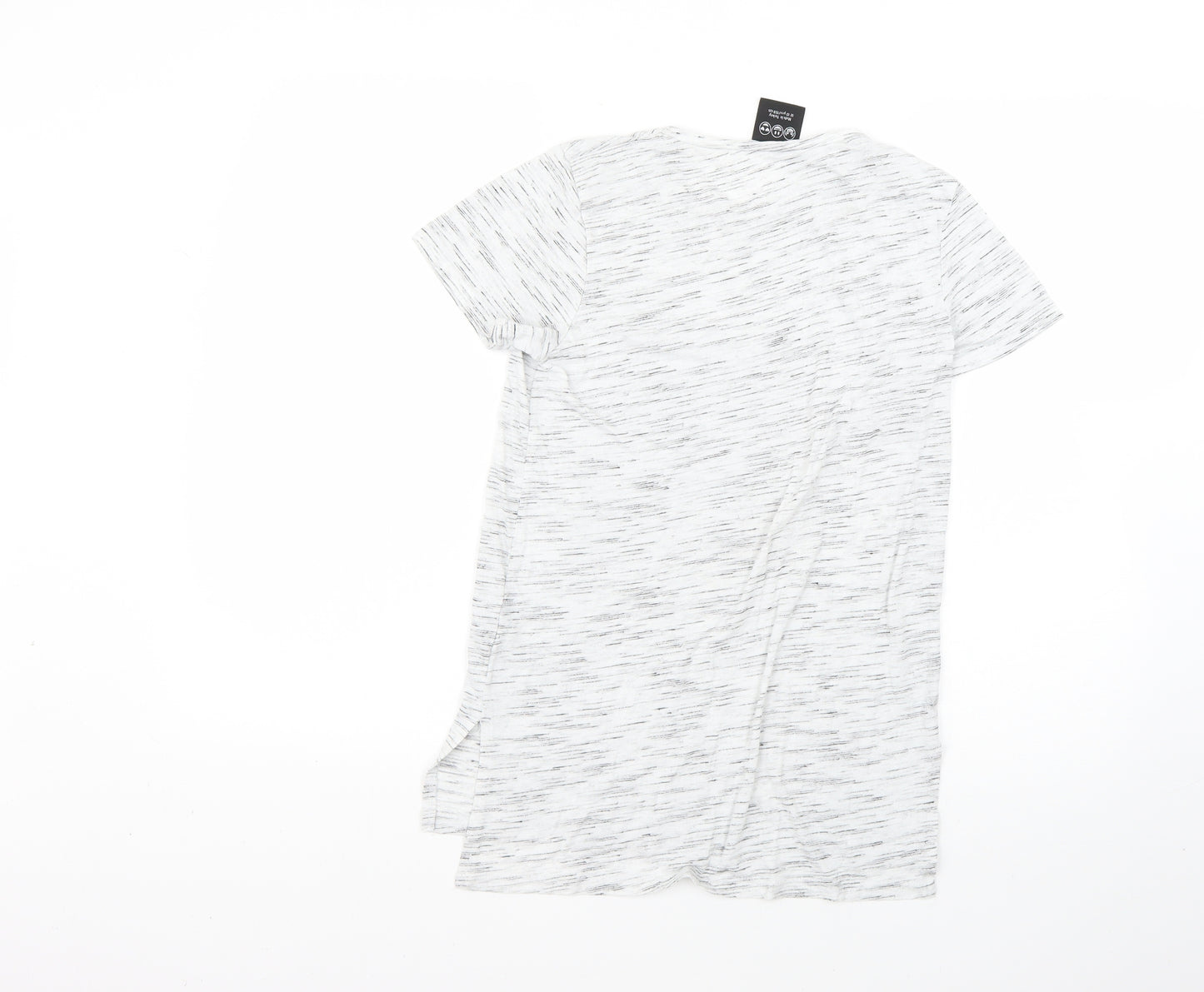 yd Girls Grey   Basic T-Shirt Size 12-13 Years
