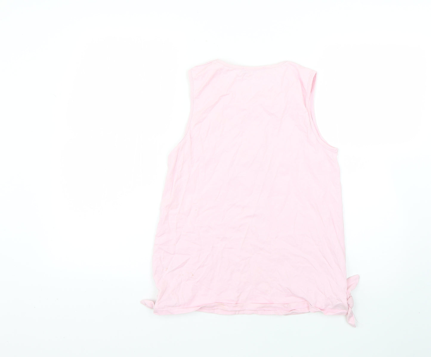 George Girls Pink   Basic T-Shirt Size 13-14 Years
