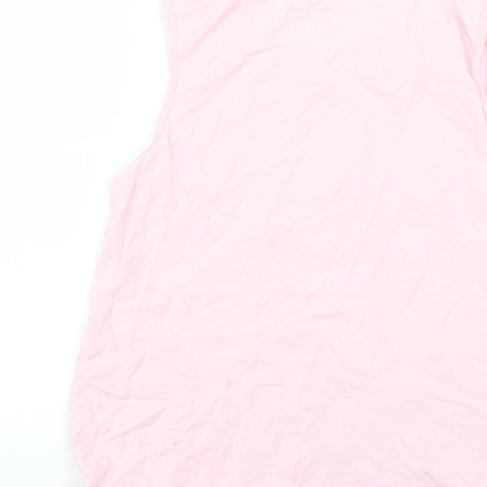 George Girls Pink   Basic T-Shirt Size 13-14 Years