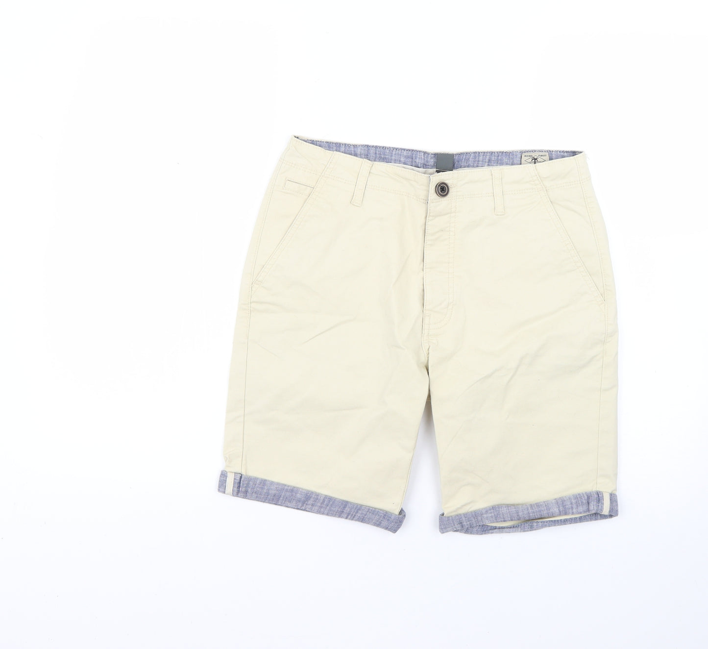 Primark Mens Yellow   Chino Shorts Size 30