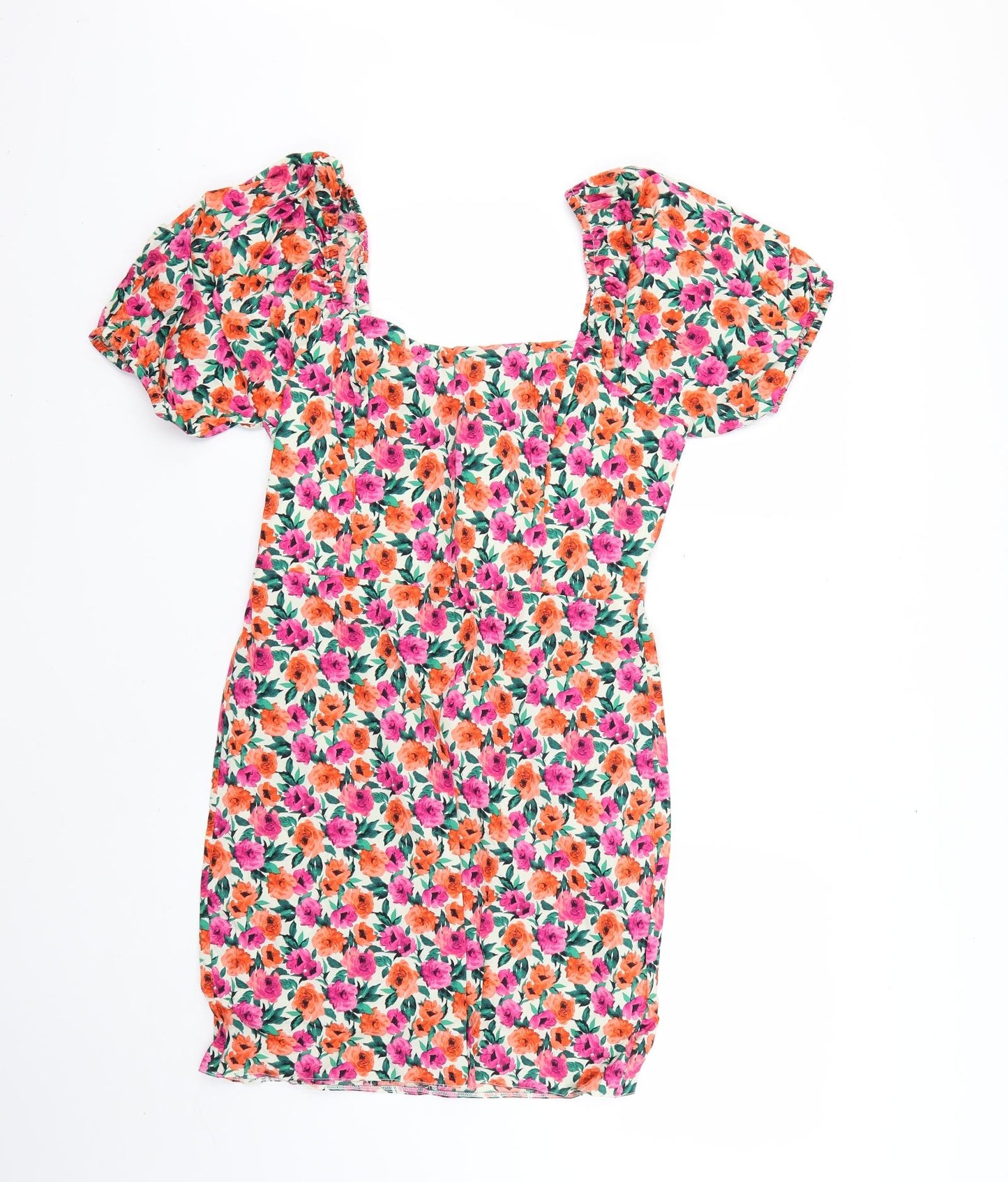 Dorothy Perkins Womens Multicoloured Floral  Fit & Flare  Size 12
